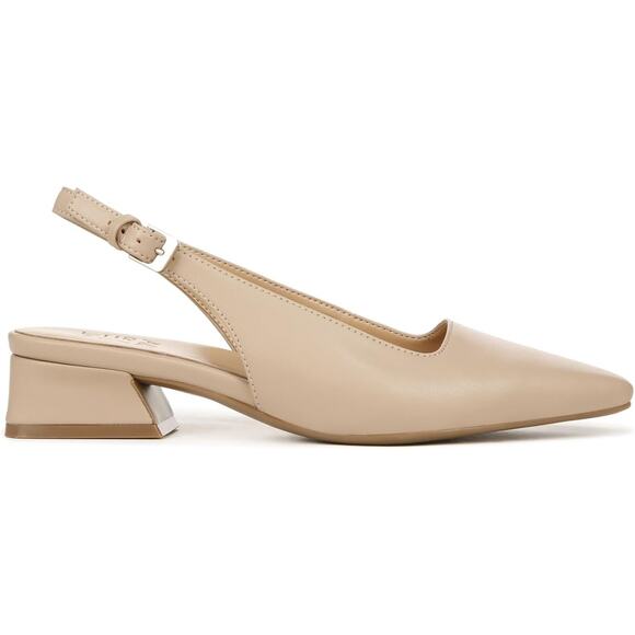 NWT Naturalizer Womens Ginger Snip Toe Slingbacks ,Barely Nude -Size 8.5 - Picture 2 of 7